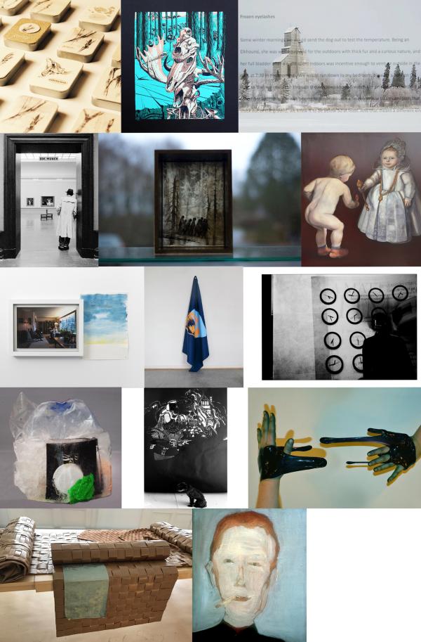 Bildecollage for utstillinge september 2018